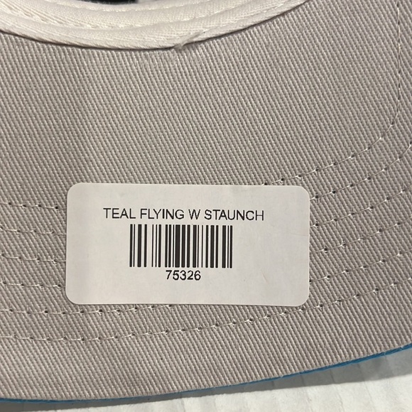 Whataburger Trucker Mesh Snapback Hat Teal White Orange - Picture 6 of 6